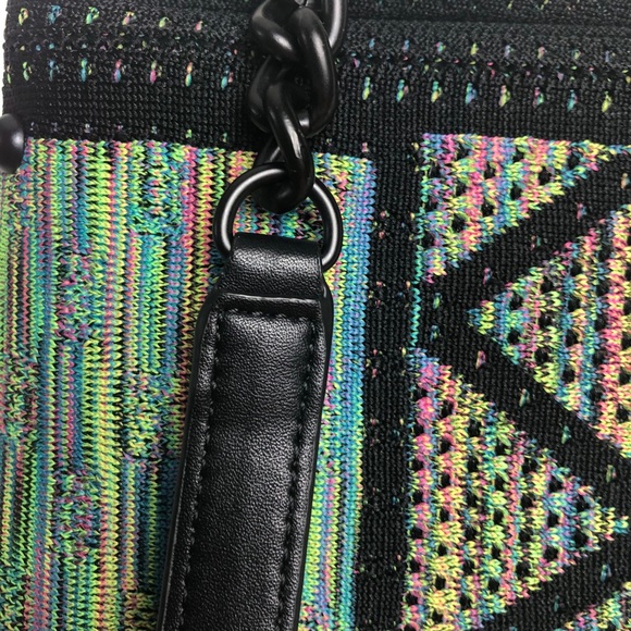 Zara Multi-Color Knit Crossbody/ Shoulder Bag - Picture 9 of 14